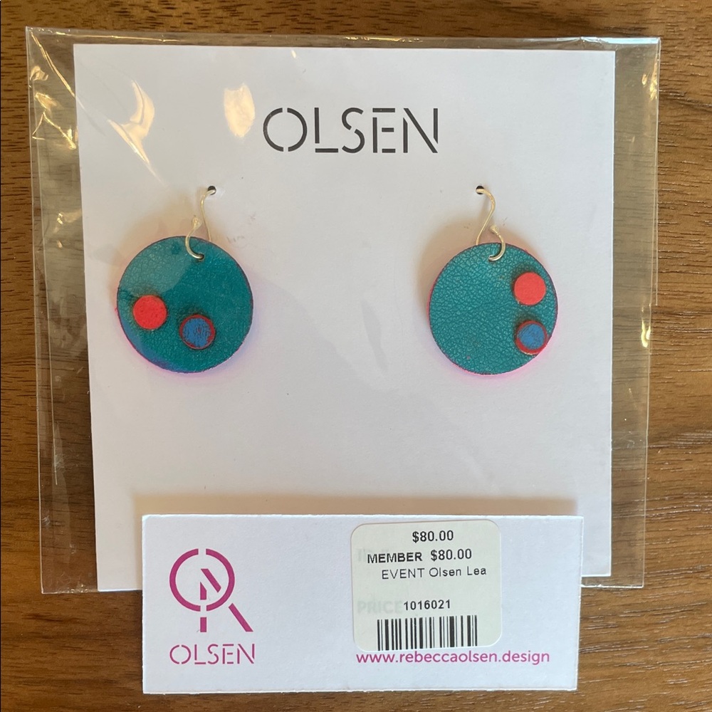 Olsen Leather Earrings